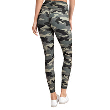 Load image into Gallery viewer, HYKEE High Waist Leggings (Camo Olive)